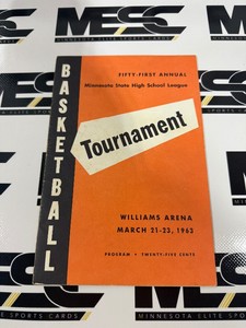 1963 Vintage Minnesota State High School Basketball Program