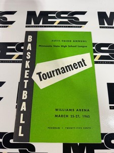 1965 Vintage Minnesota State High School Basketball Program