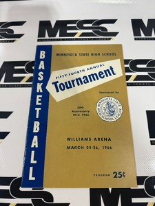 1966 Vintage Minnesota State High School Basketball Program