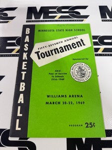 1969 Vintage Minnesota State High School Basketball Program - #1