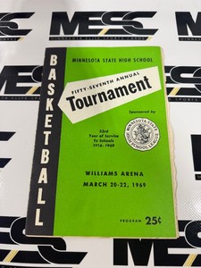 1969 Vintage Minnesota State High School Basketball Program - #2
