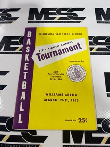 1970 Vintage Minnesota State High School Basketball Program