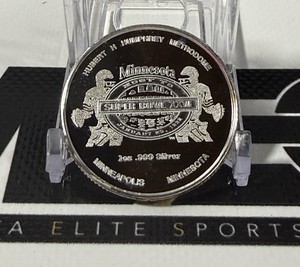 1 oz .999 Silver Super Bowl XXVI Coin - 1992 at HHH Metrodome in Minneapolis, MN