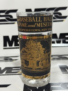 The Baseball Hall of Fame Cooperstown, NY Vintage Glass