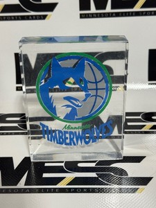 Minnesota Timberwolves Glass Paperweight