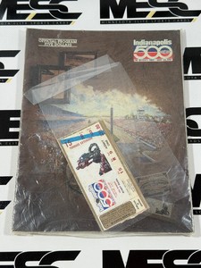 1987 Indianapolis 500 Indy Racing Official Program  Tickets