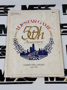 1983 MLB All-Star Game 50th Anniversary Official Vintage Program