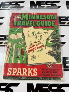 1942 Vintage AAA Minnesota Travel Guide Magazine