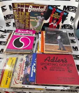 HUGE LOT of Miscellaneous Sports Publications and More - Vintage 1960s-90s