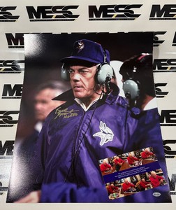 Bud Grant Autographed w Authenticity Minnesota Vikings Football Photo