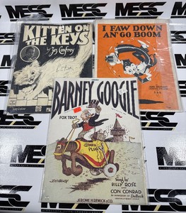 Vintage Lot of (3) Sheet Music