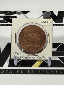1961 Pony Express Cent Vintage Coin