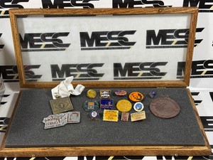 Large Rochester, MN Related Pin Collection and More w Case - Vintage
