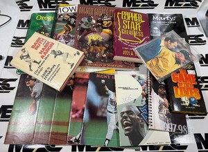 Large Sports Publication and Book Collection - Twins, Gophers, Babe Ruth, and More
