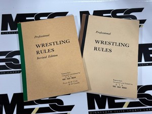 Vintage Professional Wrestling Rules Books