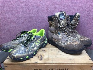 Mens Camo - ITASCA Boots & Realtree Shoes - Both Sz 10