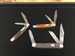 (3) Vintage Pocket Knives - IMPERIAL - SCHRADE - SABRE
