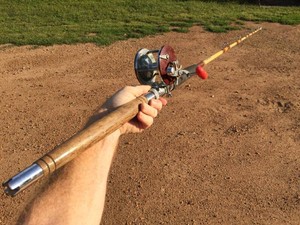 Vintage SAM SCOTT Palm Beach Original Rod with PENN PEER 309 Reel