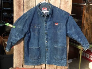 BEN DAVIS - Mens 3XL Denim Jacket with Lining - Good
