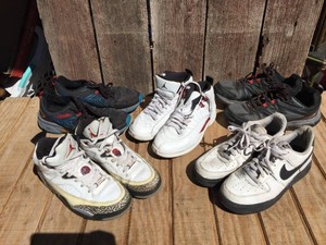 (5) Pair Mens Shoes - NIKE - ASICS - AVIA 8.5 - 9 - 10.5