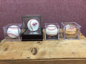 (4) MLB Baseballs including - Paul Molitor Autograph Game Ball