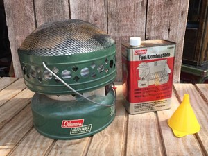 Vintage COLEMAN 515 Heater with Fuel - Pretty Clean