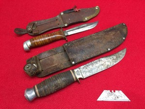 (2) Interesting Vintage BOWIE STYLE Knives - Check these out