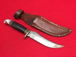 Vintage WESTERN - Hunting Knife with Sheath
