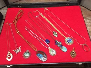 Estate Necklaces - Some Turquoise - Sterling Sun - West Germany