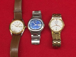 Vintage (3) Mens SEIKO Wrist Watches