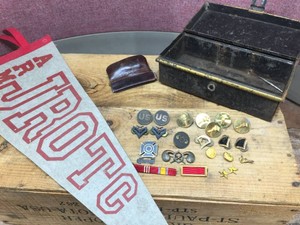 Vintage U.S. Military PinsMedals - Including Sterling - Pennant