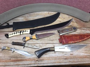 Bowie Style - Tribal - Fantasy Knives & Machete