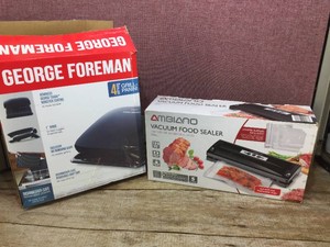 George Foreman Grill & AMBIANO Vacuum Food Sealer