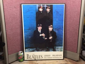 THE BEATLES - London Palladium - Royal Command Performance 1963 Poster