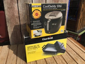 PRESTO Cool Daddy Elite - Deep Fryer & Char Broil Charcoal Grill