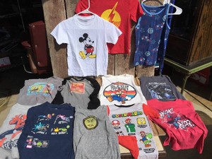 Youth T-Shirts - Super HeroesVideo GamesCartoon