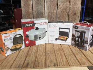 (4) Wolfgang PuckParini Kitchen Appliances - Like NIB