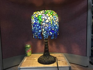 Stained Glass - TIFFANY Style - Tree Table Lamp 19