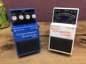 BOSS Compression Sustainer CS-3  Chromatic Tuner TU-2