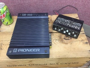 PIONEER GM-H50 Power Amplifier  KENWOOD KEC-1000 Electronic Crossover