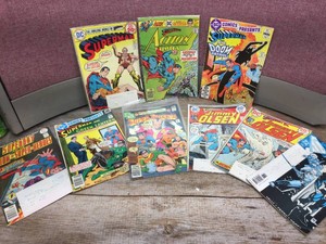 Group Vintage SUPERMAN & Related Comic Books - Neat