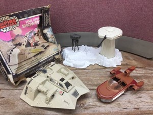 Vintage STAR WARS - Snowspeeder - Hoth Scene - Sand Speeder