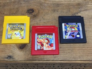(3) POKEMON GAMEBOY Cartridges