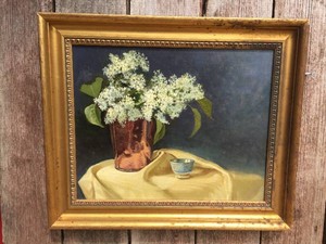 JACQUELINE ZIEGLER - Oil Painting 25 x 21 with Provenance