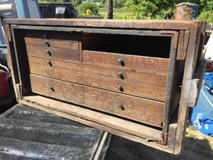 Fabulous Antique H. GERSTNER & SONS - Machinist Tool Box Still in Original Shipping Crate