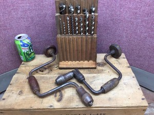 Antique JACKSON MFG - JACKSON Bit Set with Braces