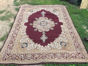 TURKISH Rug by KING 104 x 710 GoldBurgundy