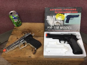2 Airsoft Pistols - HA118 & Stinger P30
