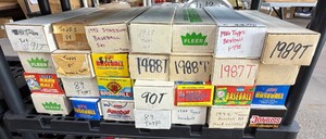 Approximately 28 - Total - Topps/Fleer/Score/Donruss Baseball Complete Sets Various Year's.