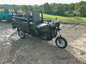 ELECTRIC TRICYCLE WITH BED BLACK
